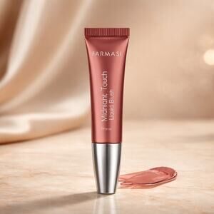 Farmasi Midnight Touch Liquid Blush - Praise a deep coral for everyday radiance